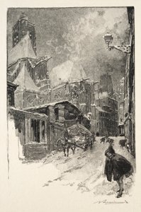 La Rue des Barres da Auguste Louis Lepère