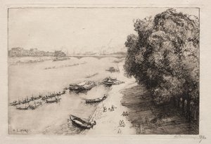 La Senna al Pont Nationale da Auguste Louis Lepère