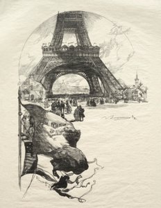 La Torre Eiffel da Auguste Louis Lepère