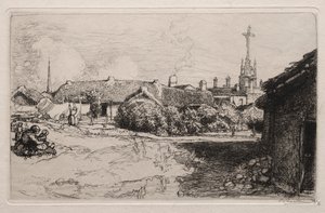 Il Calvario, St. Jean-de-Mont da Auguste Louis Lepère