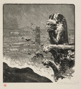 Le Stryge di Notre Dame da Auguste Louis Lepère