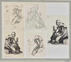 Il re Pietro di Serbia da Auguste Louis Lepère