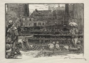 Gli Scaricatori di Gesso da Auguste Louis Lepère