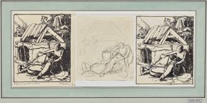 Le donne che raccolgono i feriti da Auguste Louis Lepère