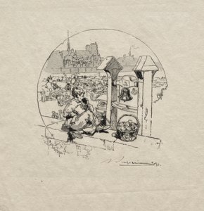 Mercato delle Mele, No. 2 da Auguste Louis Lepère