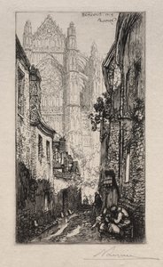 Strada Stretta, Beauvais da Auguste Louis Lepère