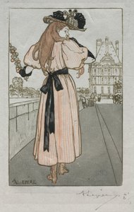 Almanacco di Parigi, 1897: Primavera, 1897 da Auguste Louis Lepère