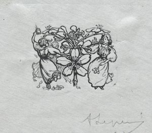 Almanacco di Parigi, 1897: Finale, Primavera da Auguste Louis Lepère