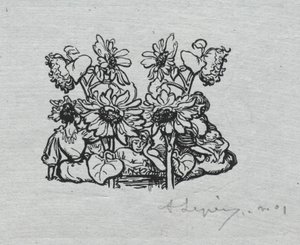 Almanacco di Parigi, 1897: Finale, Estate, 1897 da Auguste Louis Lepère