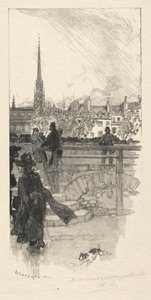 Quai des Grands Augustins, Parigi da Auguste Louis Lepère