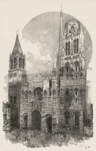Rouen Illustré: La Cattedrale di Rouen da Auguste Louis Lepère