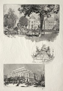 Rouen Illustré: Il Museo, Fontana St. Marie, Il Teatro delle Arti, 1896