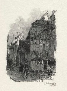 Rouen Illustré: Saint Etienne des Tonneliers da Auguste Louis Lepère