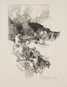 Strada di Versailles da Auguste Louis Lepère