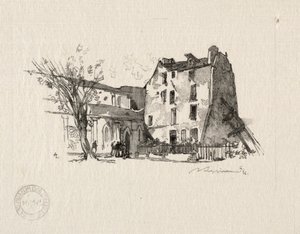 St. Julien le Pauvre: Il Presbiterio da Auguste Louis Lepère