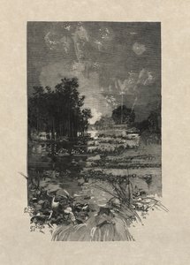 La festa per le vittime del dovere, 1884 da Auguste Louis Lepère