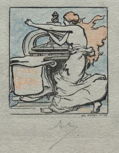 Il tipografo da Auguste Louis Lepère