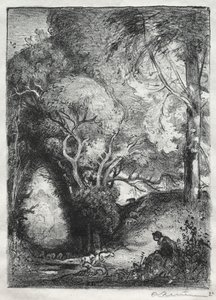 Il burrone a giugno da Auguste Louis Lepère