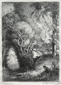 Il burrone a giugno da Auguste Louis Lepère