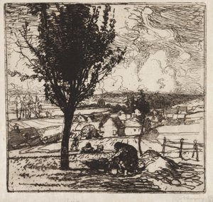 Veu de Jouy-le-Moutier, 1893 da Auguste Louis Lepère