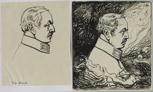 Von Kluck, 1914 da Auguste Louis Lepère