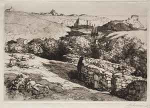 Veduta del Porto di La Meule da Auguste Louis Lepère
