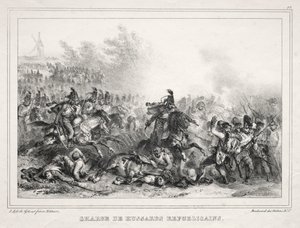 Album pour 1833: Charge de Hussards Républicains