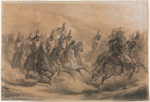Carica di cavalleria da Auguste Raffet