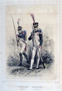 Fuciliere Granatiere e Fuciliere Cacciatore, 1859