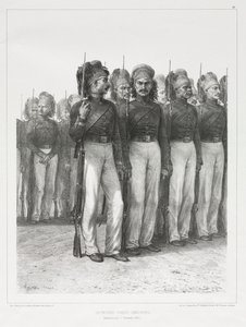 Fanteria turca, cacciatori, 1837 da Auguste Raffet