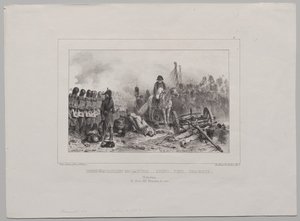 Album Litografico del 1837: Mezzo-Battaglione a Sinistra...Mira!...Fuoco!...Carica
