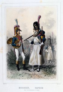 Musicista e zappatore dei Granatieri-à-Pied