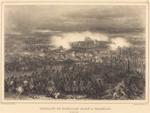 Ritirata a Waterloo da Auguste Raffet