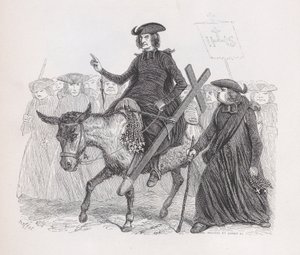 I Missionari da Le Opere Complete di Béranger, 1836 da Auguste Raffet