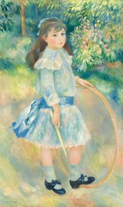 Ragazza con un cerchio da Auguste Renoir