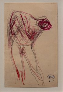 Donna seminuda, inclinata verso destra da Auguste Rodin