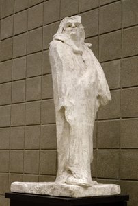 Honoré de Balzac (1799-1850) 1897 (gesso) da Auguste Rodin