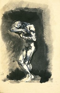 Illustrazione per Les Fleurs du Mal di Charles Baudelaire da Auguste Rodin