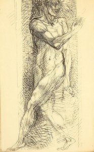 Illustrazione per Les Fleurs du Mal di Charles Baudelaire da Auguste Rodin
