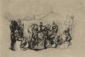 La Ronde, c.1883 da Auguste Rodin