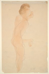 Nudo in piedi, lato e retro da Auguste Rodin