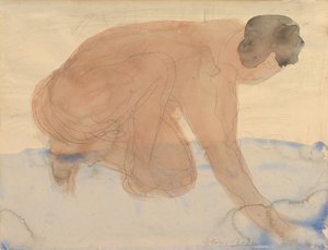 Figura nuda a mani e ginocchia, 1900-1910