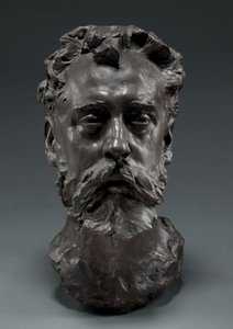 Ritratto di William E. Henley, 1882 da Auguste Rodin