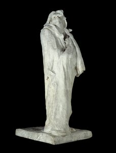 Lo scrittore francese Honoré de Balzac (1799-1850). Scultura in gesso di Auguste Rodin (1840-1917) 1898. Parigi, Museo d