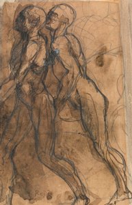 Le ombre che si avvicinano a Dante e Virgilio da Auguste Rodin
