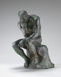 Il Pensatore, modello 1880, fusione 1901 da Auguste Rodin
