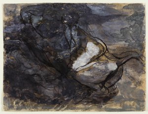 Il sabato delle streghe (recto); Schizzi di centauri (verso)