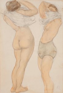 Due figure da Auguste Rodin