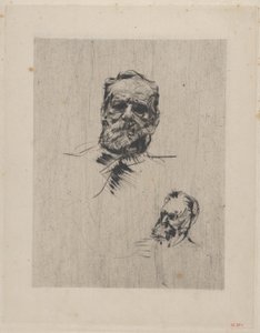 Victor Hugo di fronte, 1885 da Auguste Rodin