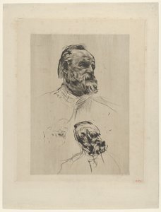 Victor Hugo vista a tre quarti, 1885